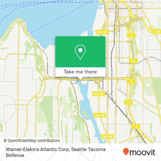 Warner-Elektra-Atlantic Corp map