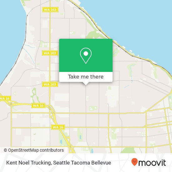 Kent Noel Trucking map