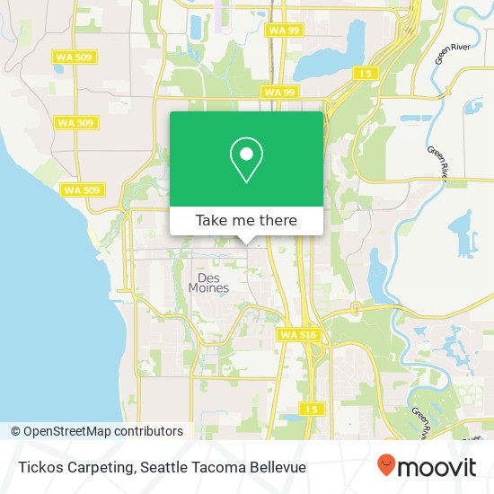 Tickos Carpeting map