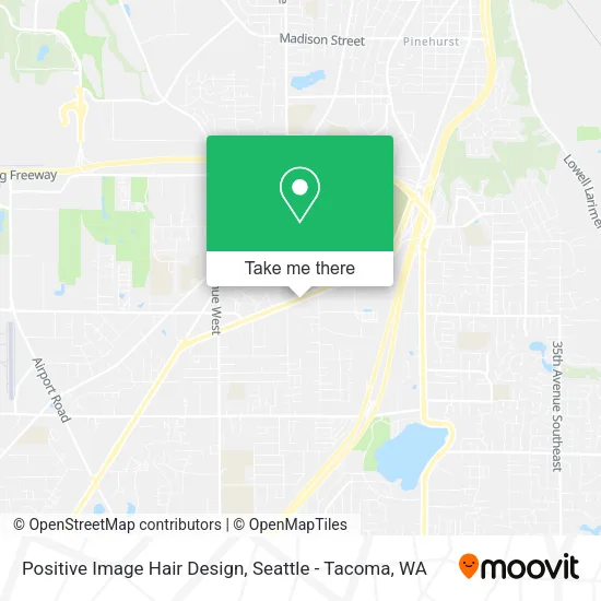 Mapa de Positive Image Hair Design