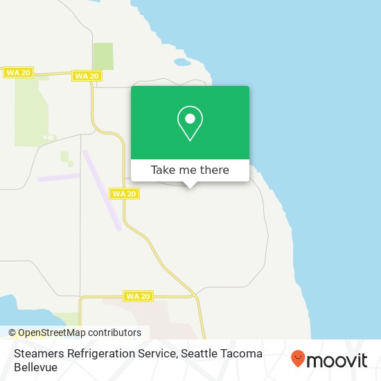 Mapa de Steamers Refrigeration Service