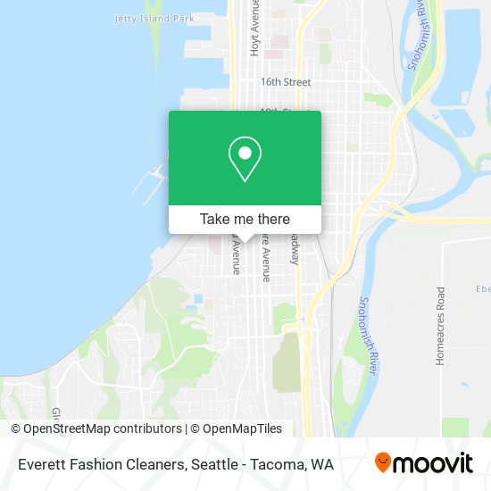 Everett Fashion Cleaners map