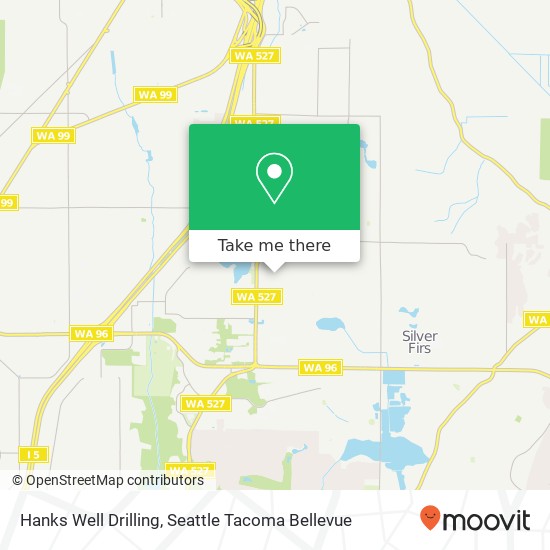 Hanks Well Drilling map