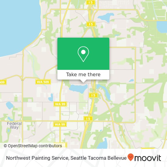 Northwest Painting Service map