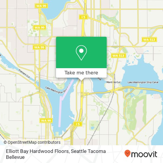 Mapa de Elliott Bay Hardwood Floors