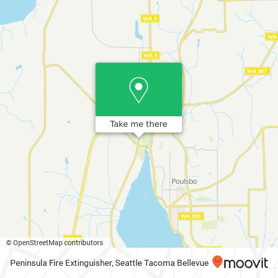 Peninsula Fire Extinguisher map