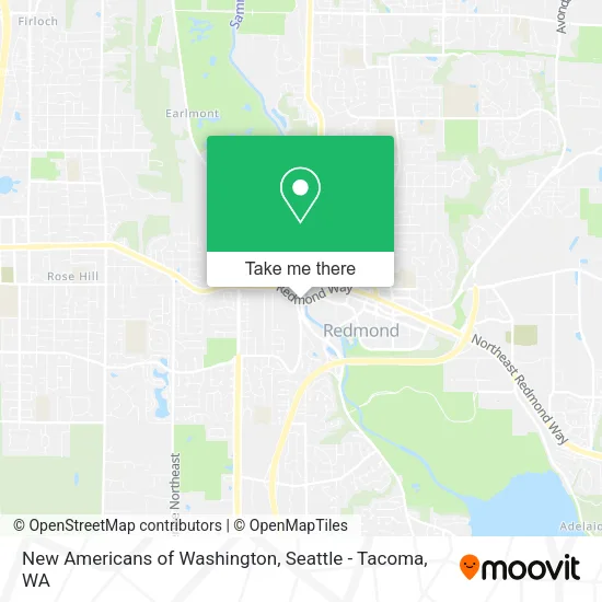 New Americans of Washington map