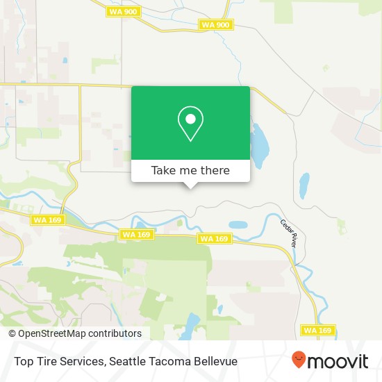 Top Tire Services map