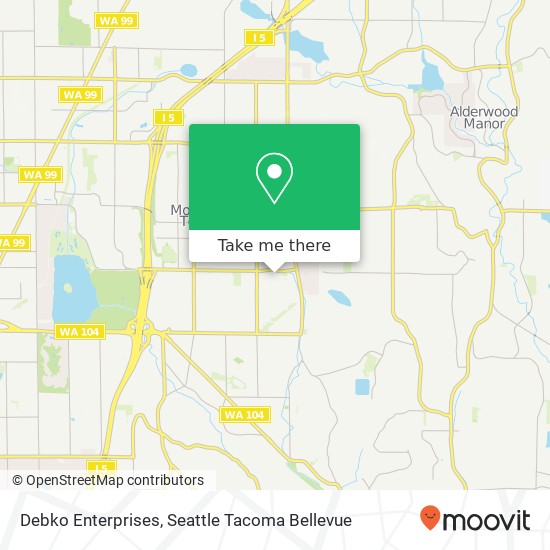 Debko Enterprises map