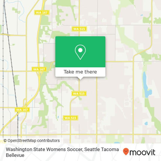 Mapa de Washington State Womens Soccer