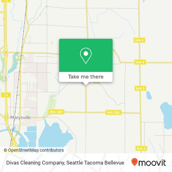 Mapa de Divas Cleaning Company