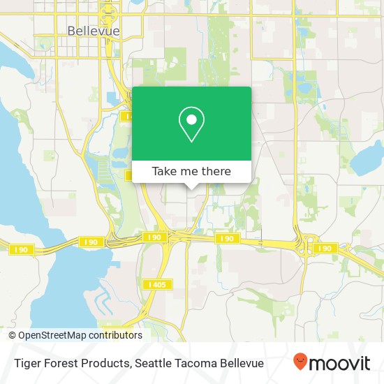 Tiger Forest Products map