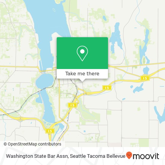 Mapa de Washington State Bar Assn