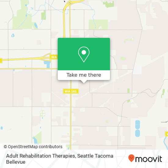 Adult Rehabilitation Therapies map