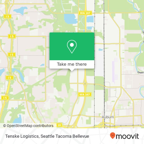 Tenske Logistics map