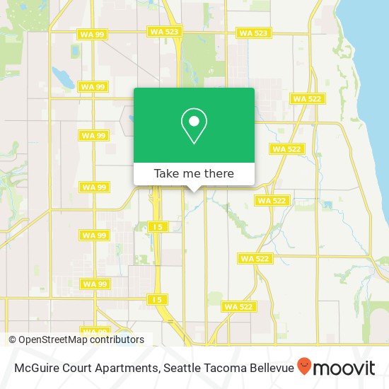 McGuire Court Apartments map