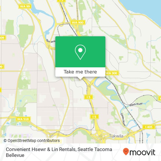 Convenient Hsewr & Lin Rentals map