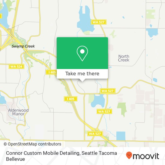 Mapa de Connor Custom Mobile Detailing