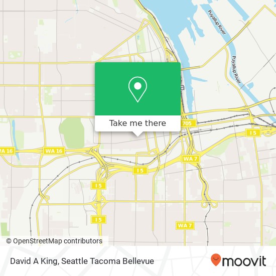 David A King map