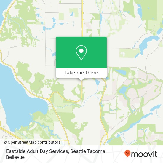 Mapa de Eastside Adult Day Services