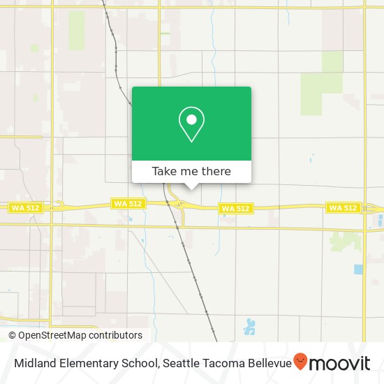 Midland Elementary School map