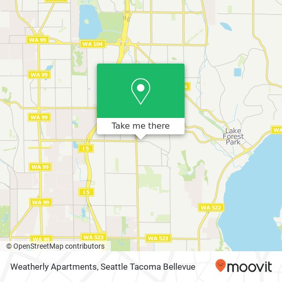 Mapa de Weatherly Apartments