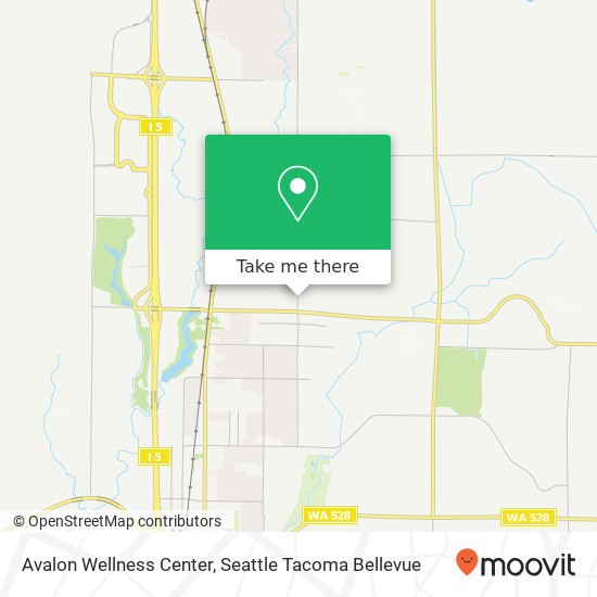 Avalon Wellness Center map