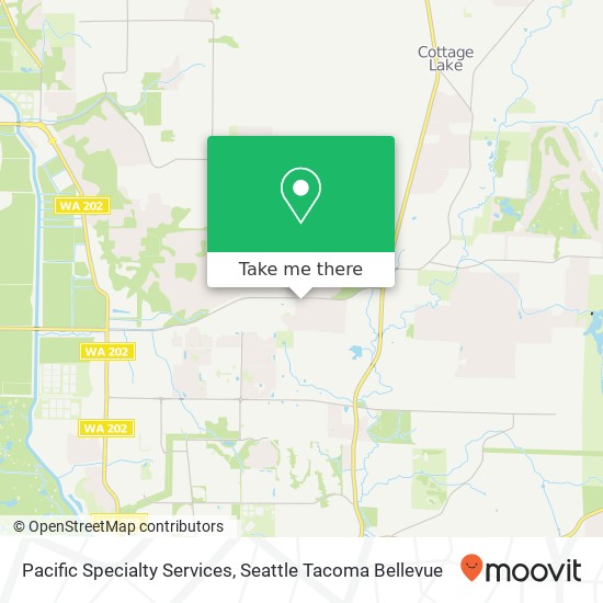 Pacific Specialty Services map