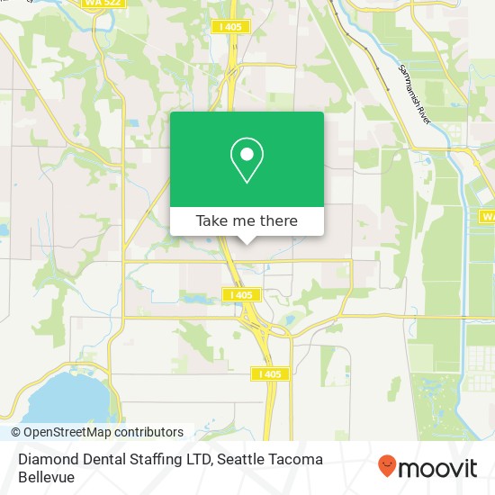 Mapa de Diamond Dental Staffing LTD
