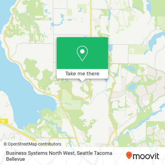 Mapa de Business Systems North West