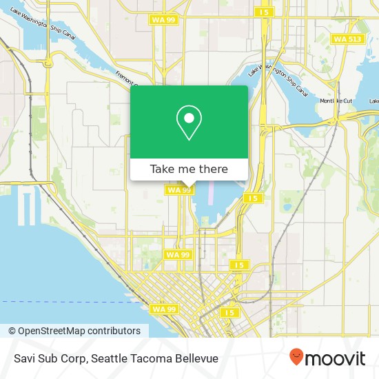 Savi Sub Corp map