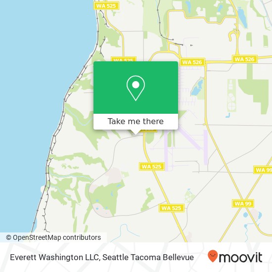 Everett Washington LLC map