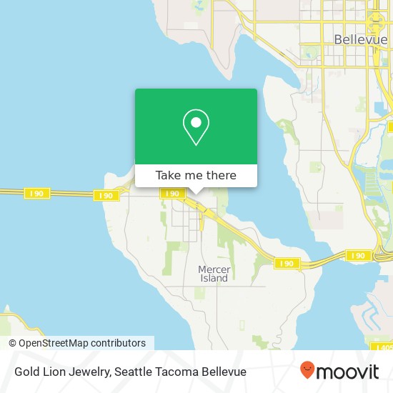 Mapa de Gold Lion Jewelry