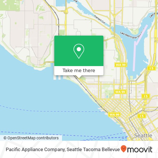 Pacific Appliance Company map