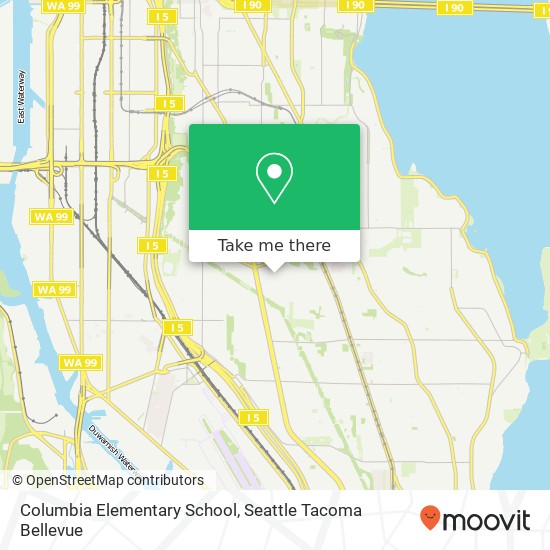 Columbia Elementary School map