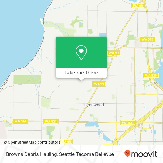 Mapa de Browns Debris Hauling