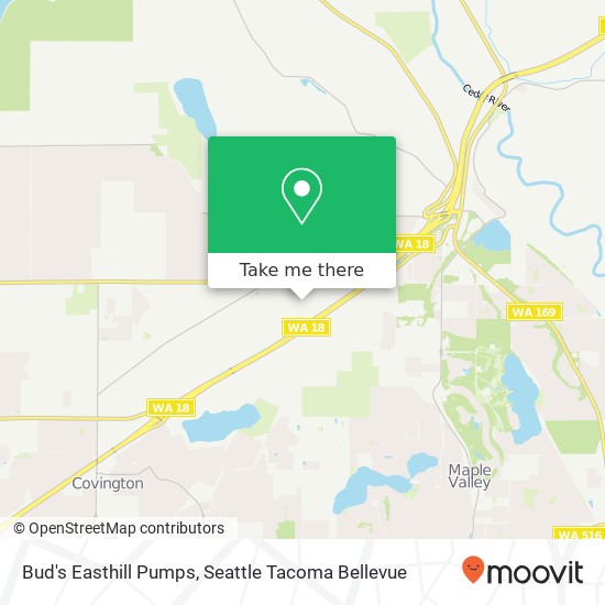 Bud's Easthill Pumps map