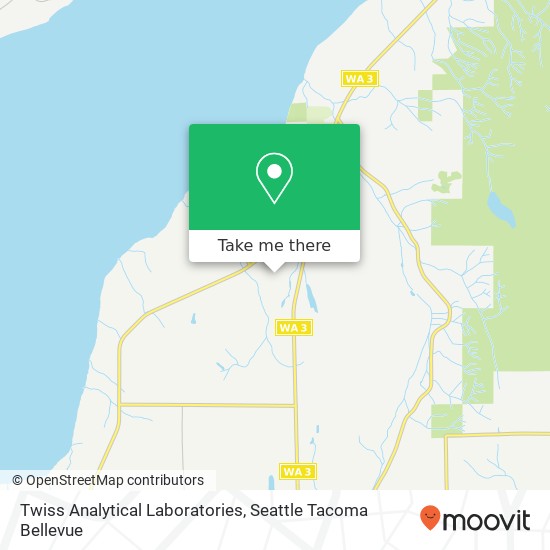 Mapa de Twiss Analytical Laboratories