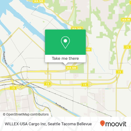 Mapa de WILLEX-USA Cargo Inc