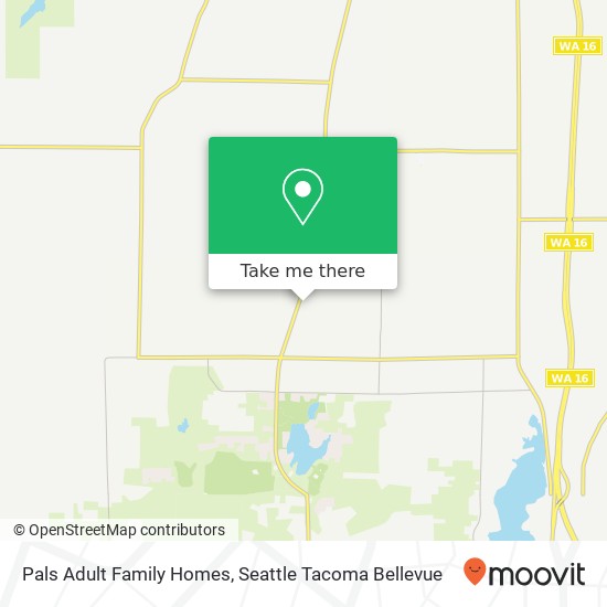 Pals Adult Family Homes map
