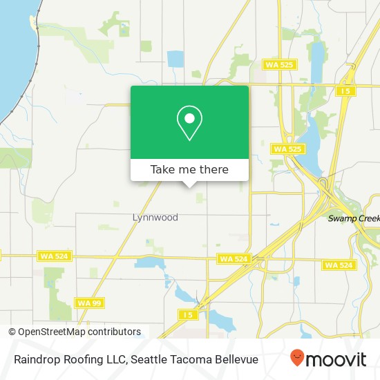 Raindrop Roofing LLC map