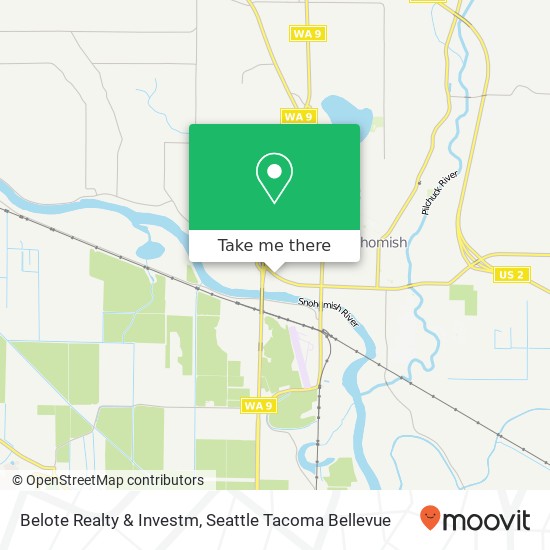 Belote Realty & Investm map
