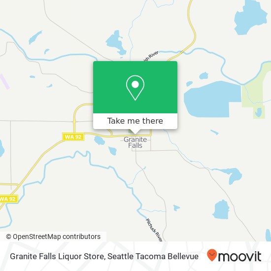 Granite Falls Liquor Store map