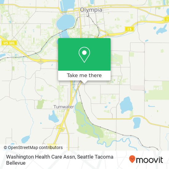 Mapa de Washington Health Care Assn