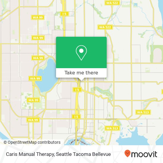 Caris Manual Therapy map