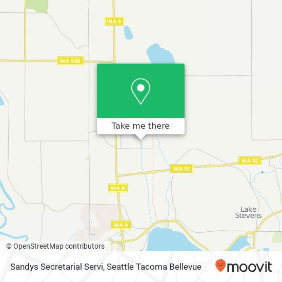 Sandys Secretarial Servi map