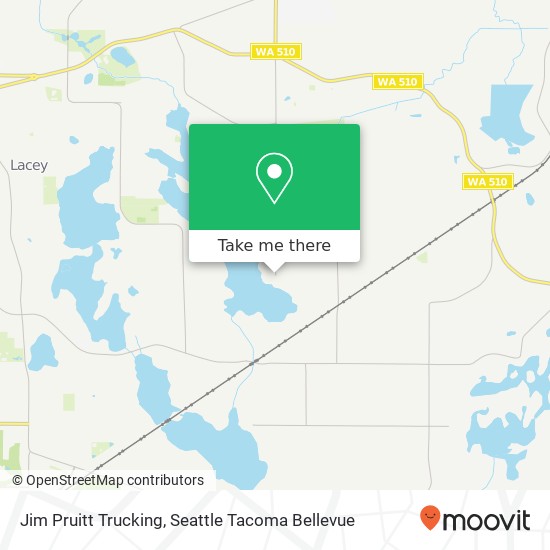 Mapa de Jim Pruitt Trucking