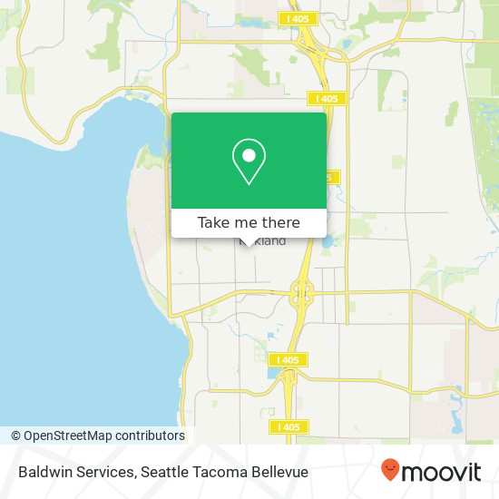 Mapa de Baldwin Services