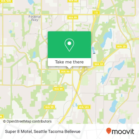 Mapa de Super 8 Motel