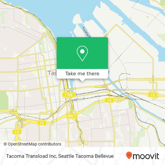 Tacoma Transload Inc map